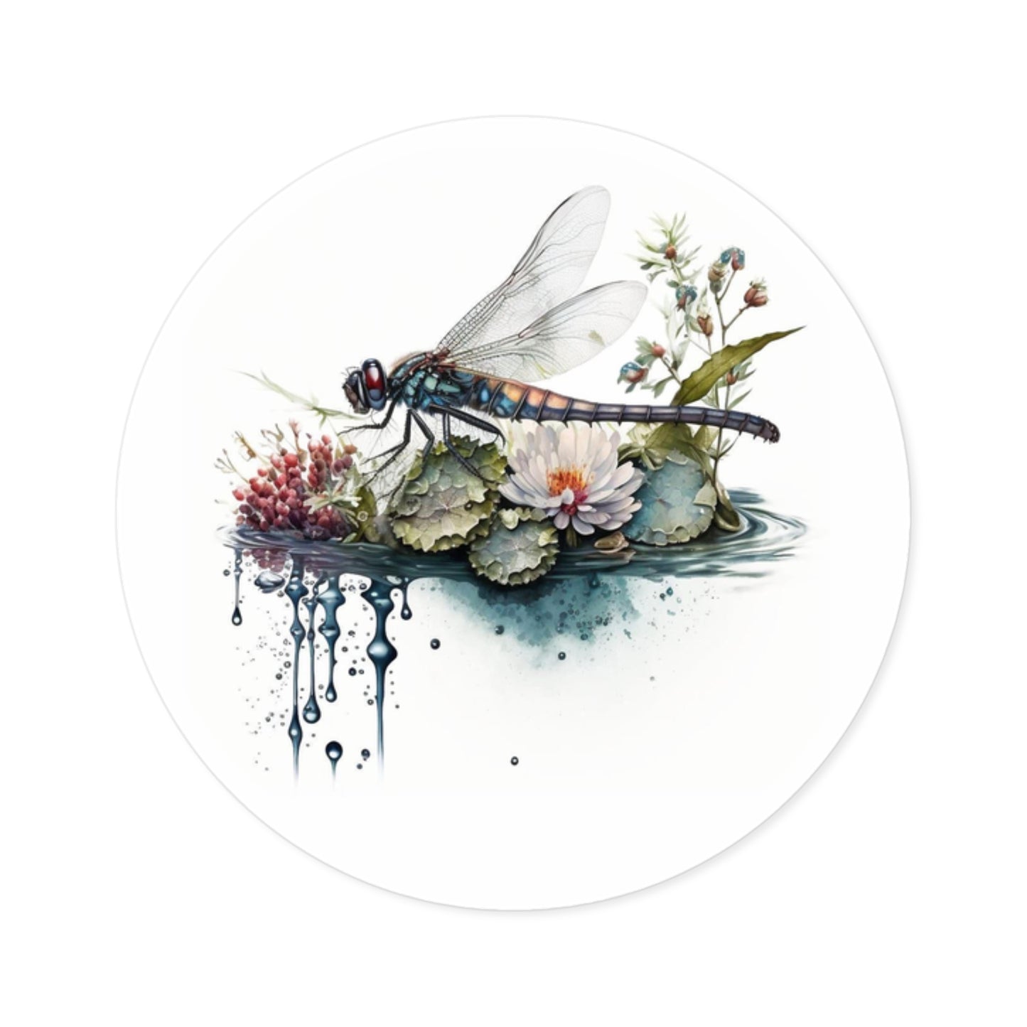 Firefly, Round Stickers, IndoorOutdoor