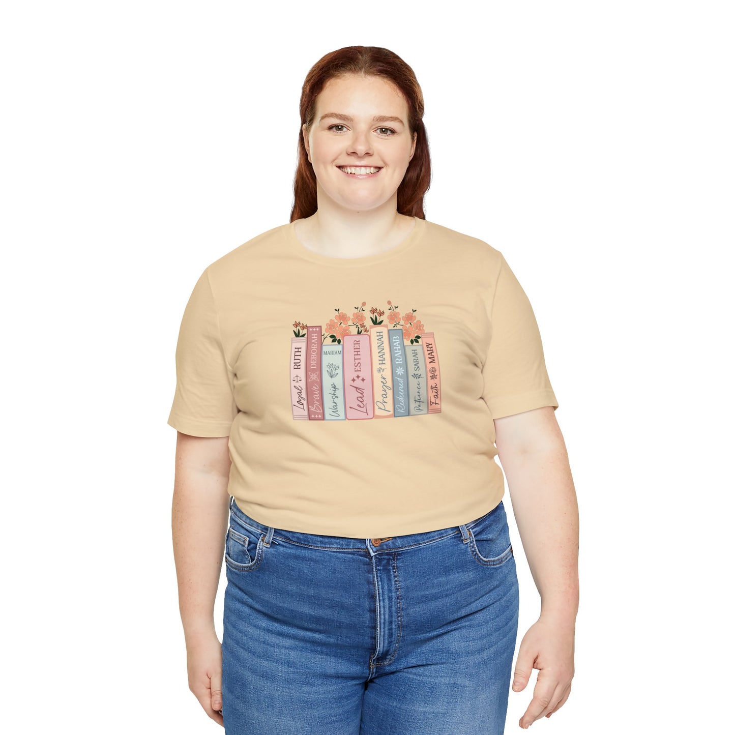 Women of the Bible Print Jersey Short Sleeve Tee