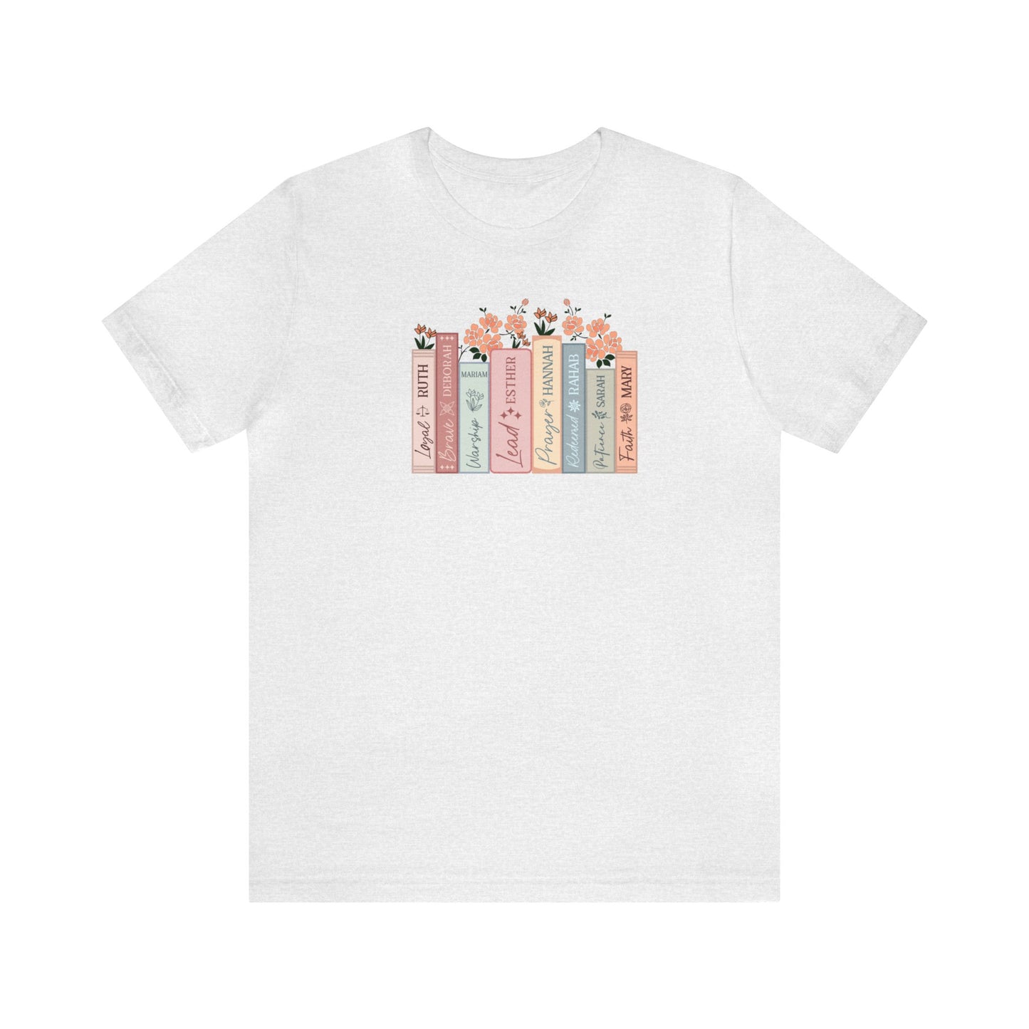 Women of the Bible Print Jersey Short Sleeve Tee