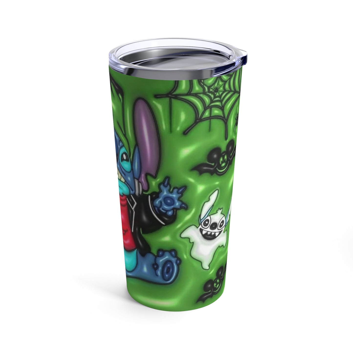 Halloween Print, Skinny Steel Tumbler with Straw, 20oz