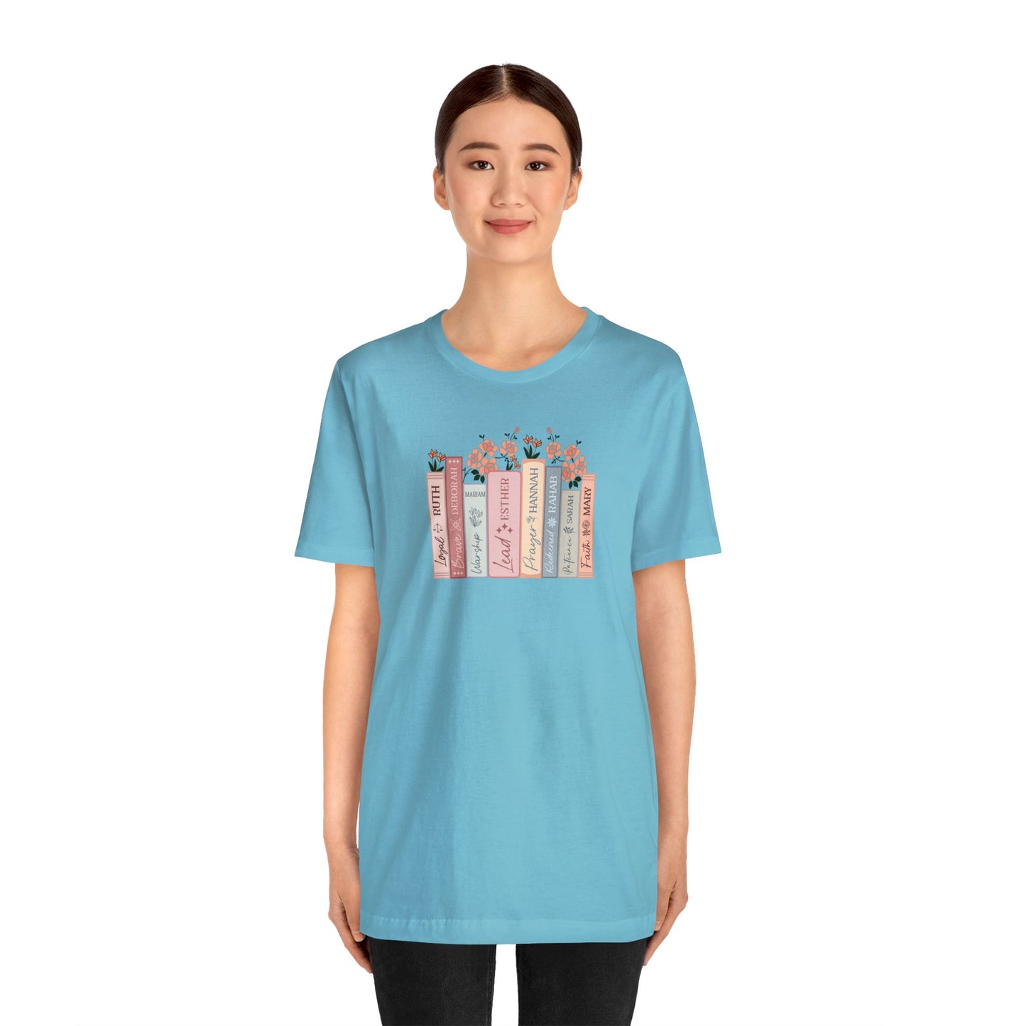Women of the Bible Print Jersey Short Sleeve Tee