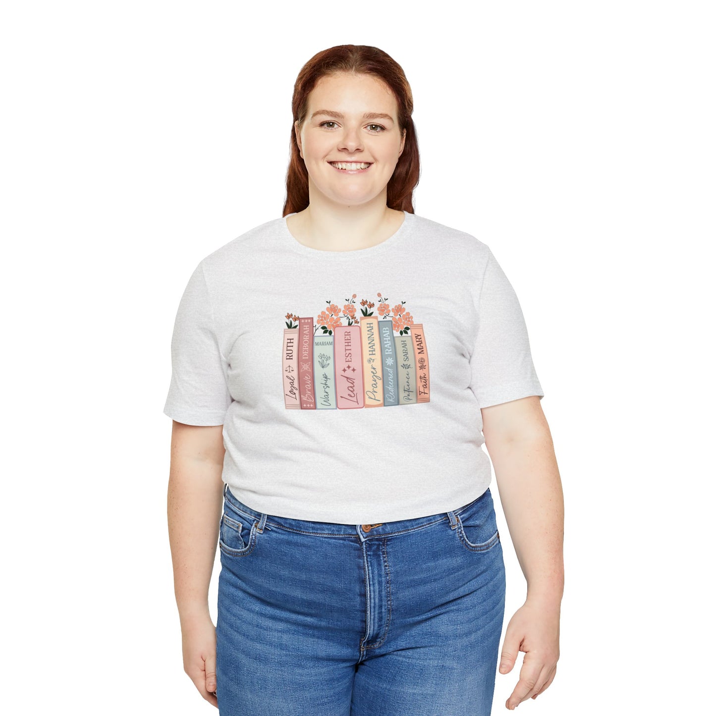 Women of the Bible Print Jersey Short Sleeve Tee