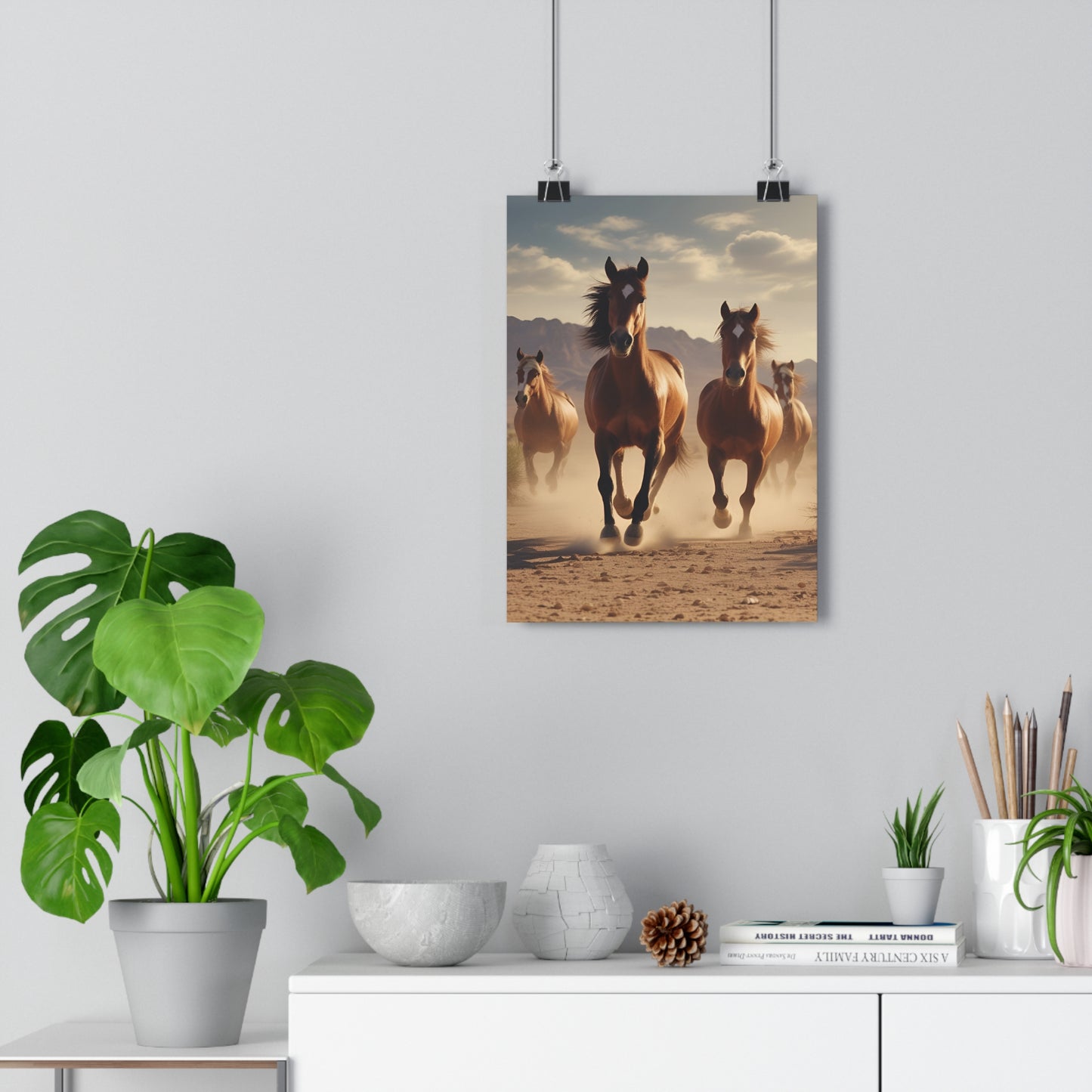 Running Mustang’s 8”x11” Art Print