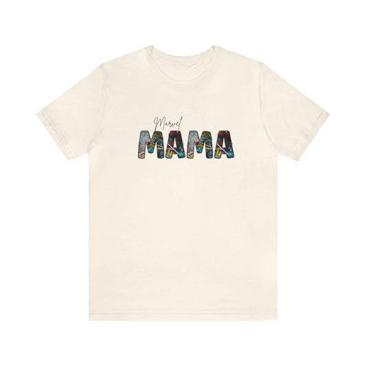 Marvel Mama Print Jersey Short Sleeve Tee