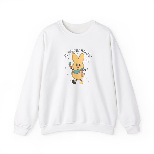 So Peein’ Boujee, Unisex Heavy Blend™ Crewneck Sweatshirt