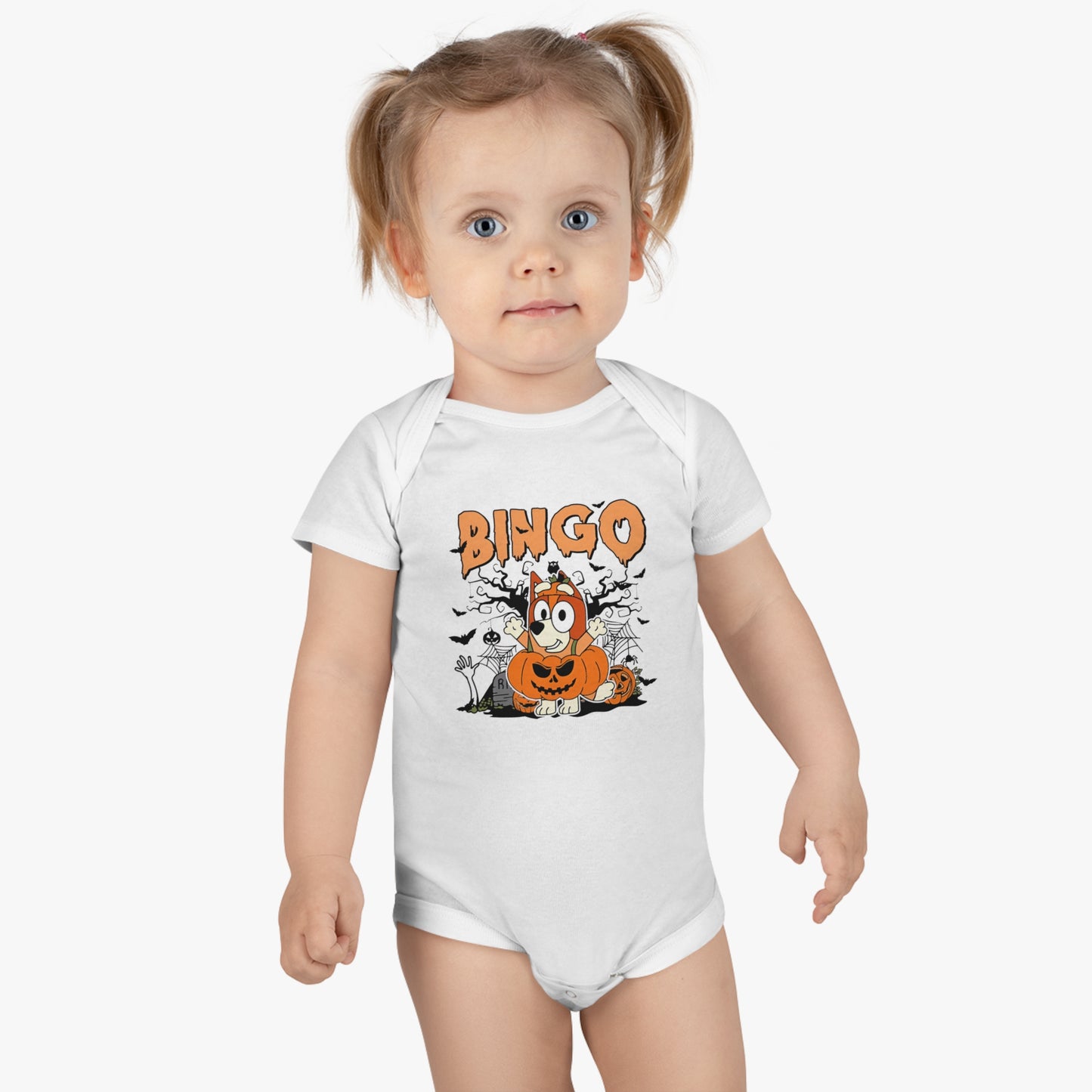 Halloween Bingo Print, Onesie® Organic Baby Bodysuit