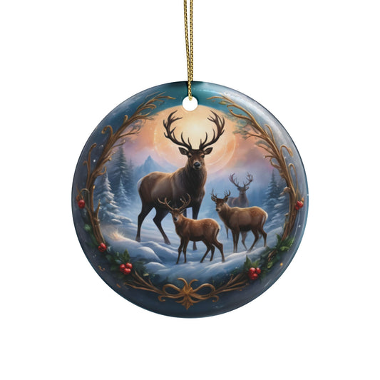 Reindeer Ceramic Ornaments (1pcs, 5pcs, 10pcs, 20pcs)