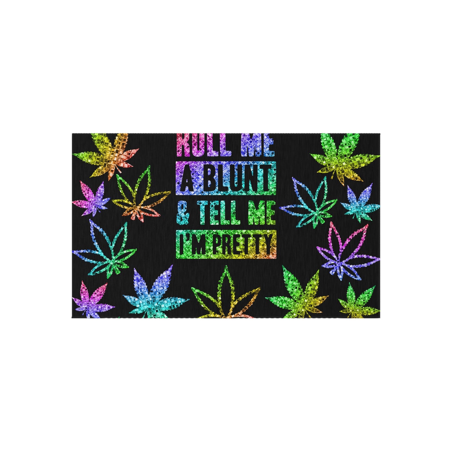 Roll Me One Print Outdoor Rug