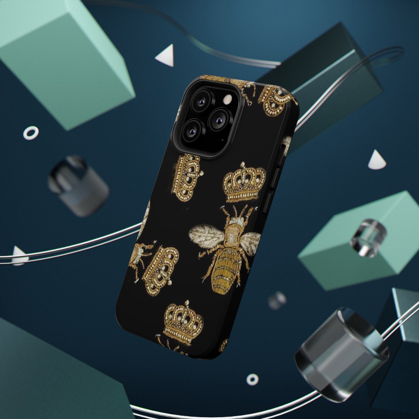 Queen Bee Print Impact-Resistant Cases