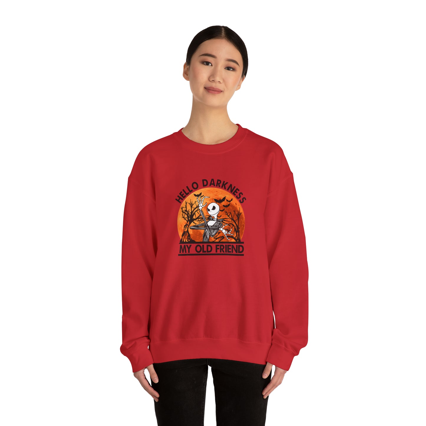 Hello Darkness My Old Friend, Unisex Heavy Blend™ Crewneck Sweatshirt