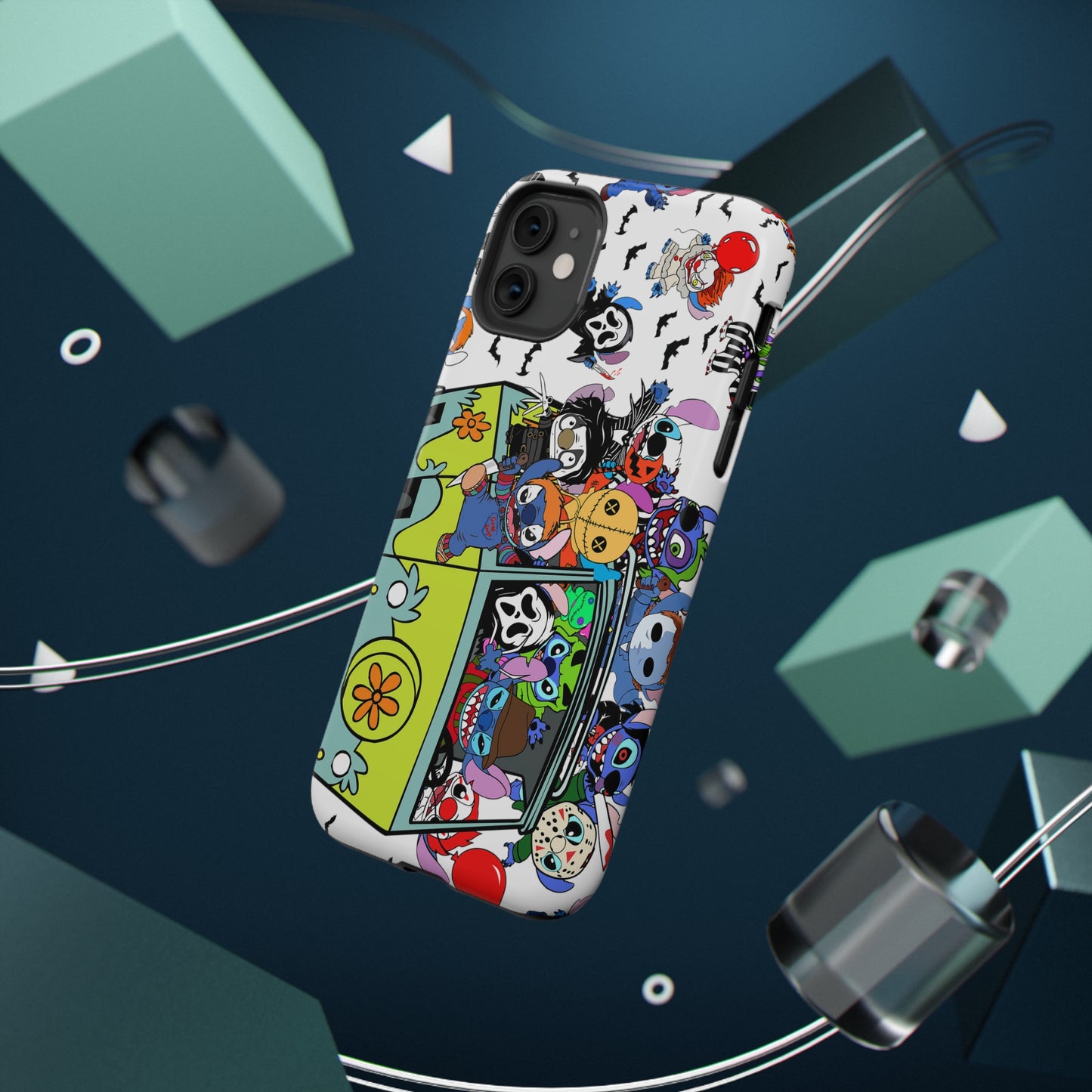 Halloween Mystery Machine Print Impact-Resistant Cases