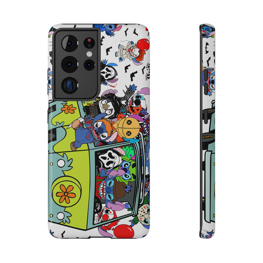 Halloween Mystery Machine Print Impact-Resistant Cases