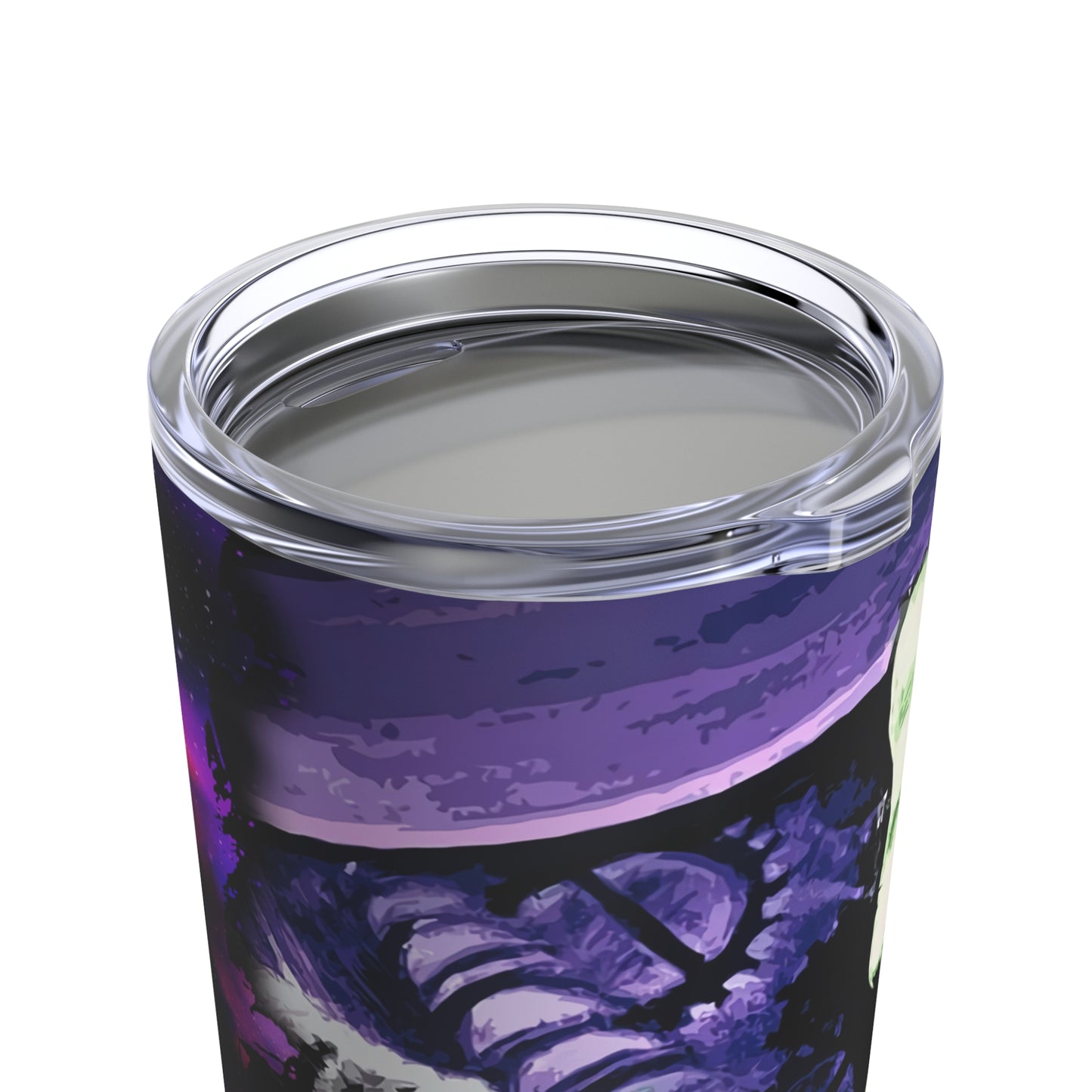 Frankenstein Skinny Steel Tumbler with Straw, 20oz