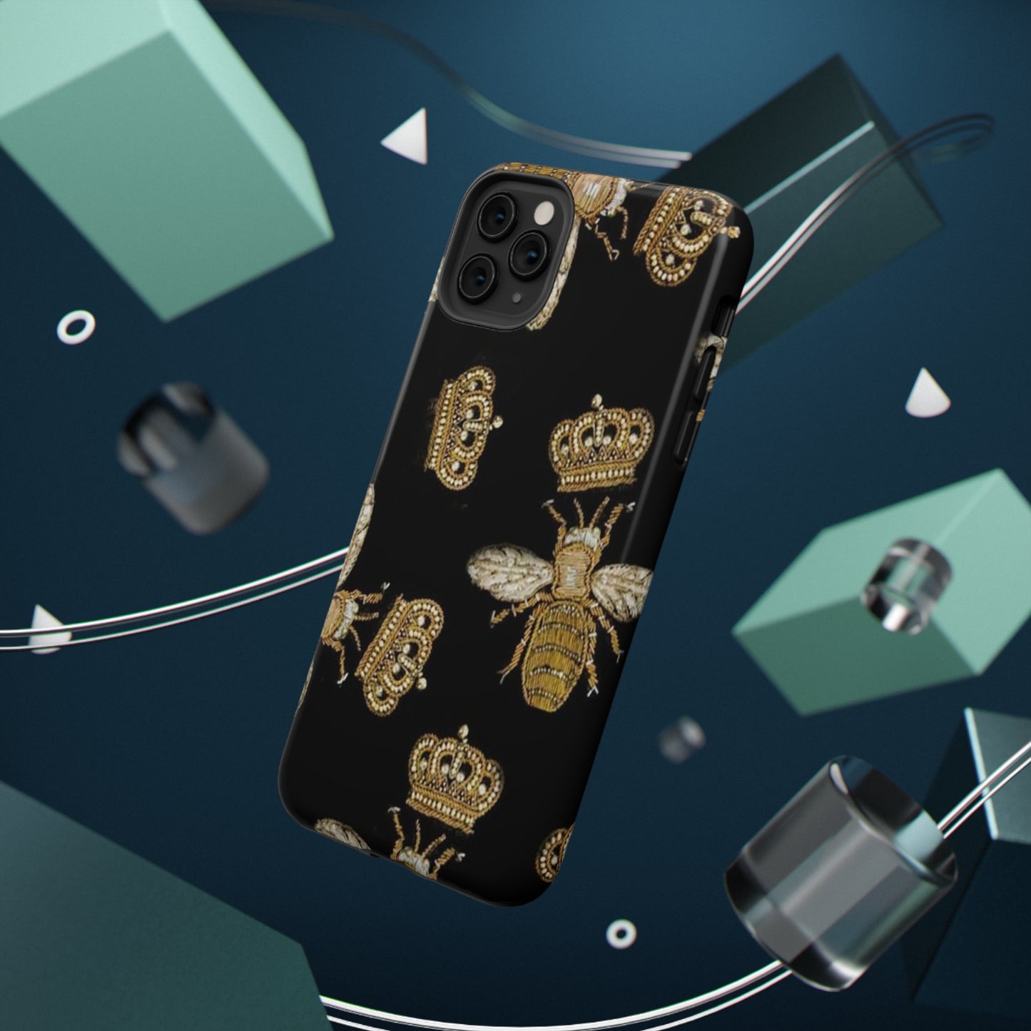 Queen Bee Print Impact-Resistant Cases
