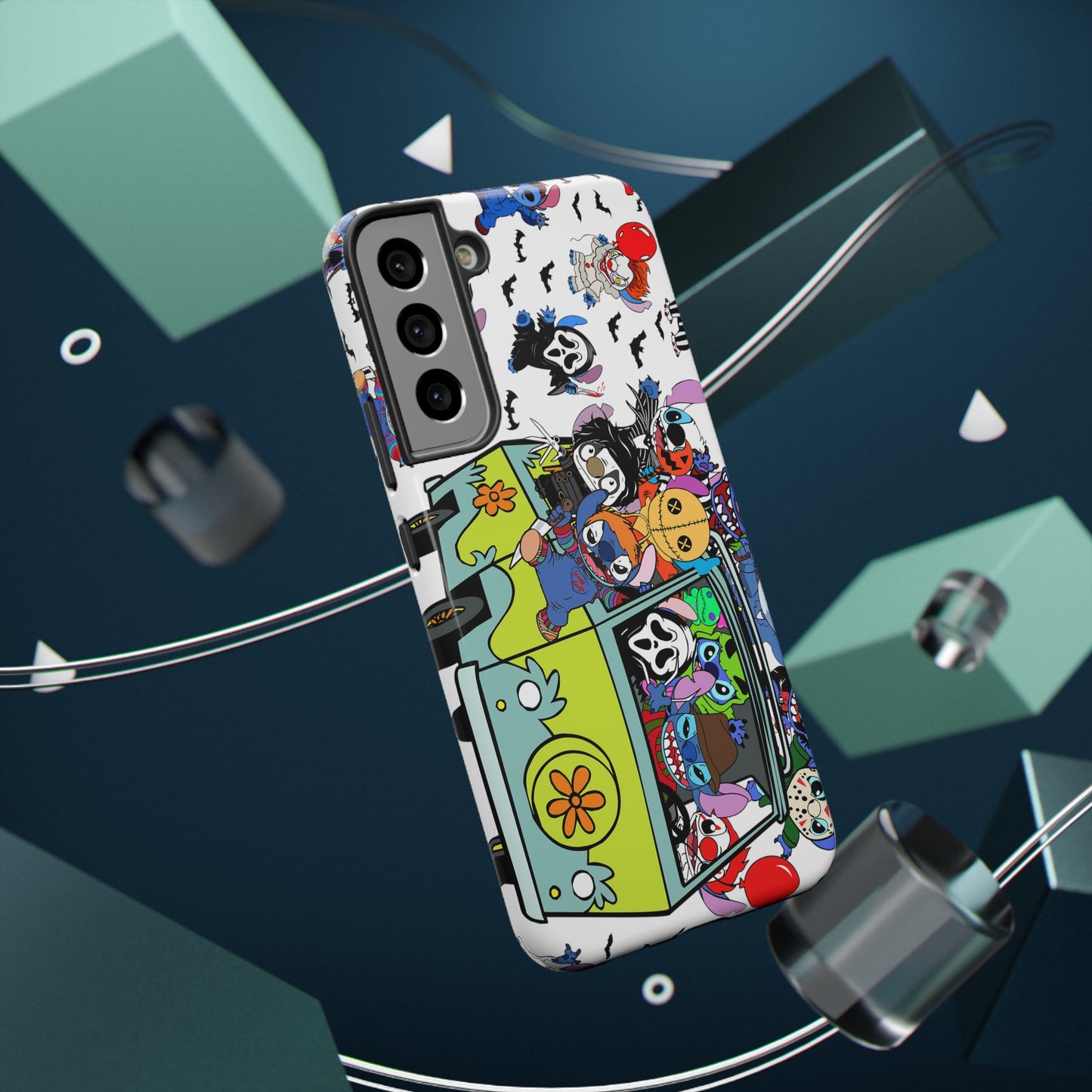 Halloween Mystery Machine Print Impact-Resistant Cases