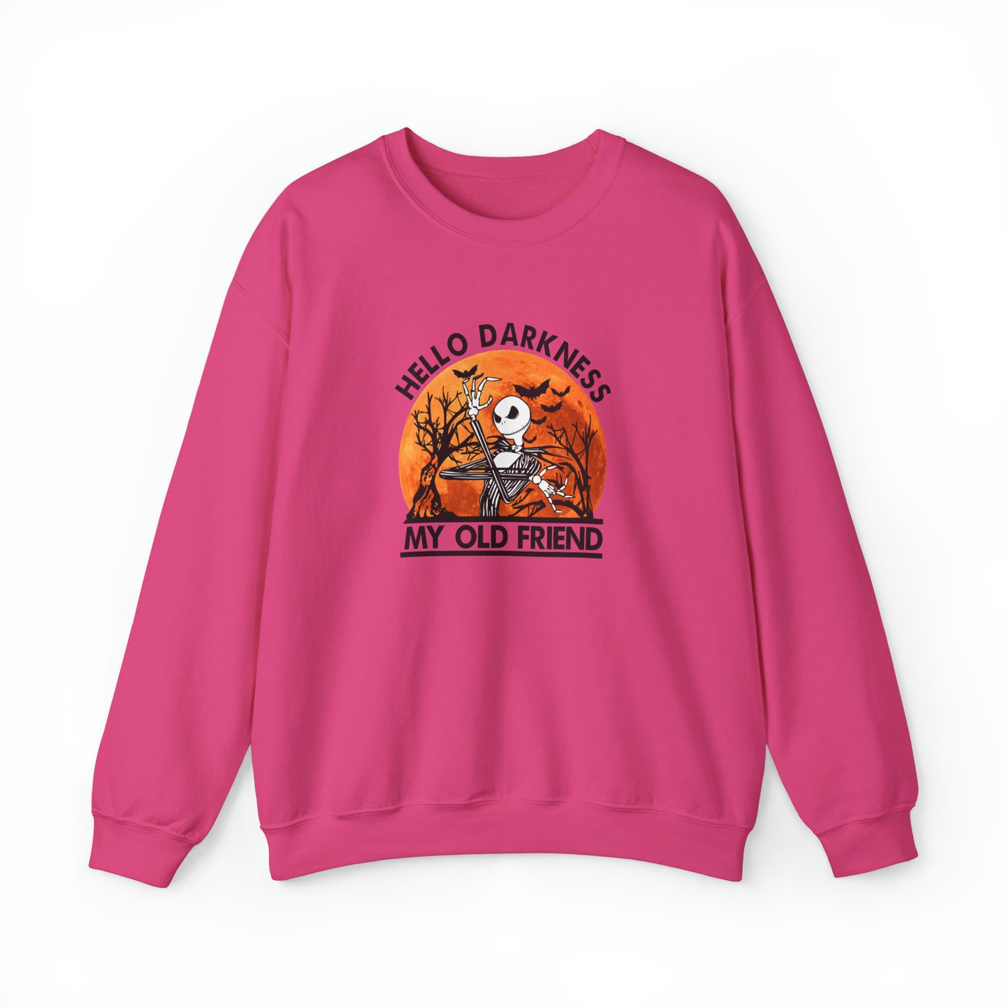 Hello Darkness My Old Friend, Unisex Heavy Blend™ Crewneck Sweatshirt