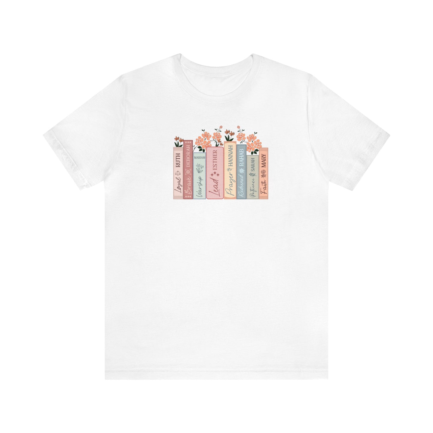 Women of the Bible Print Jersey Short Sleeve Tee