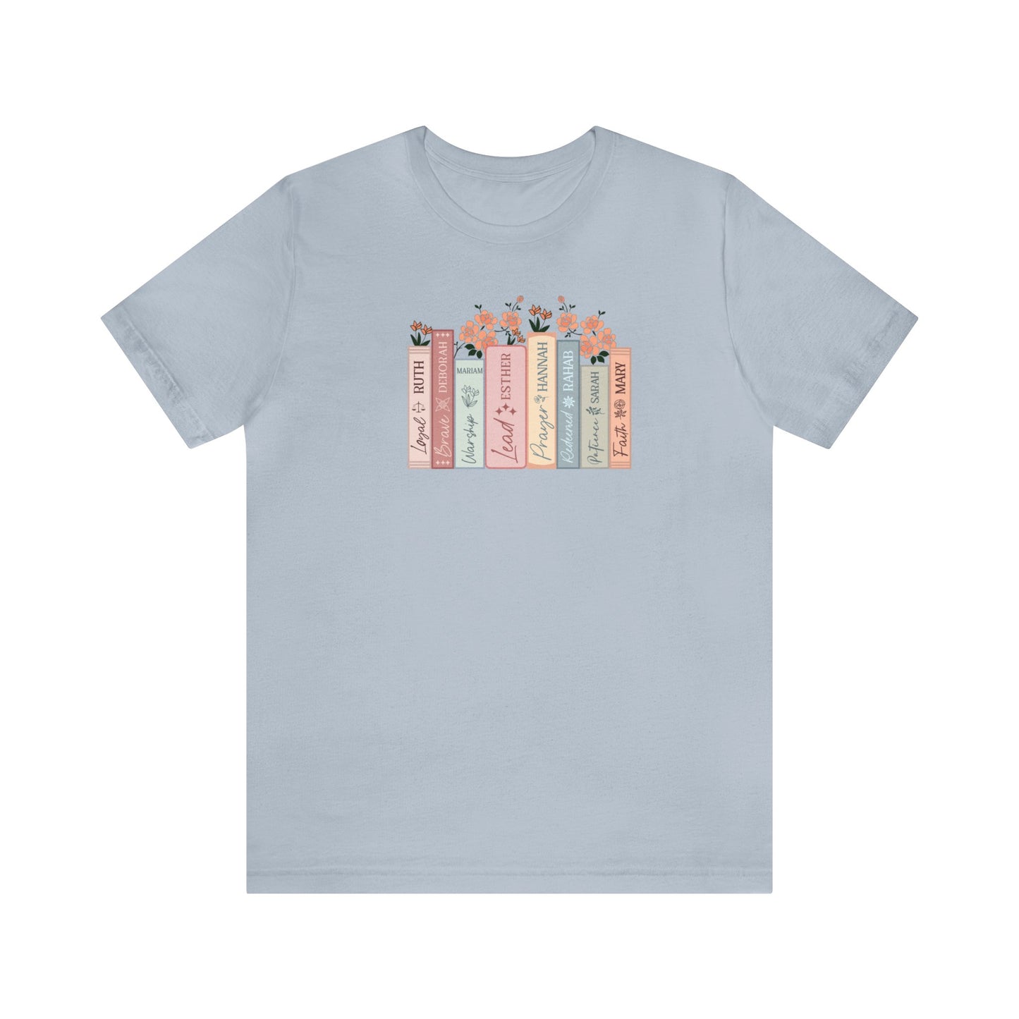 Women of the Bible Print Jersey Short Sleeve Tee
