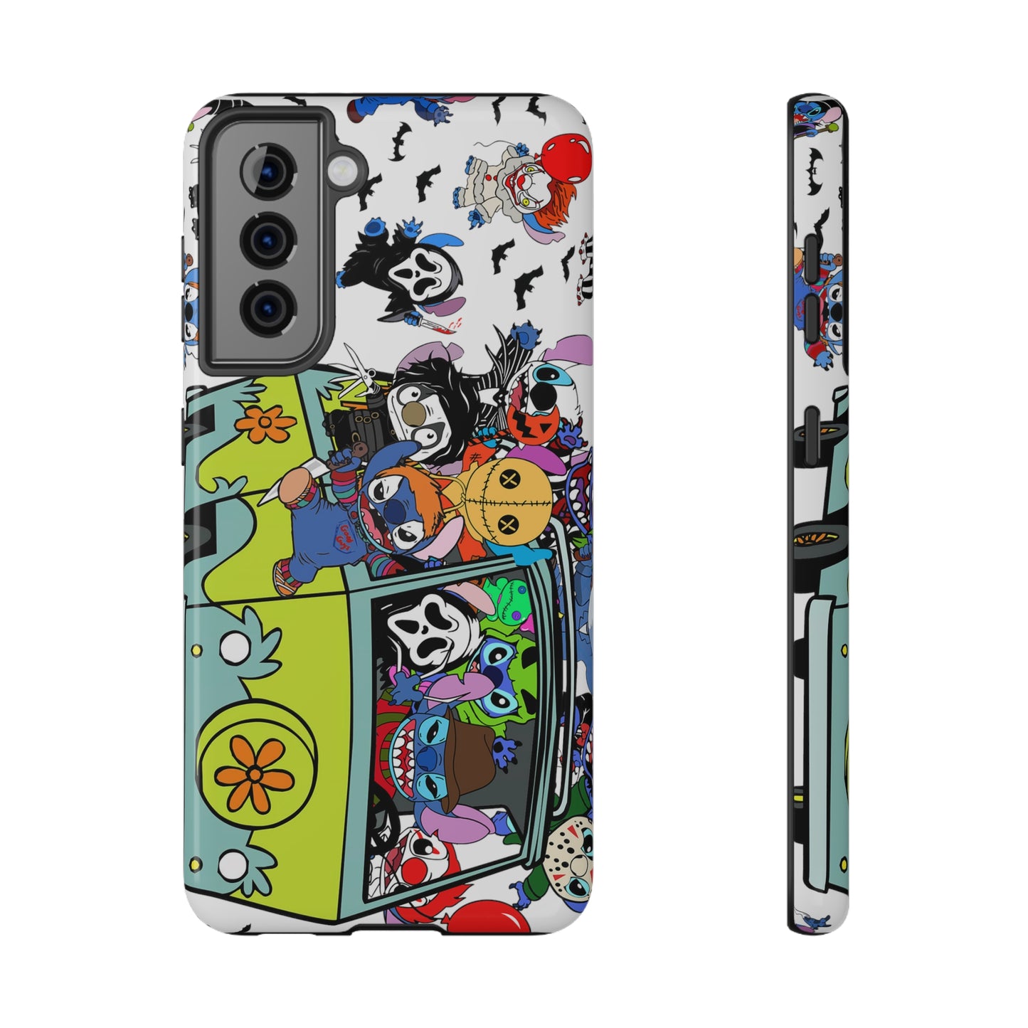 Halloween Mystery Machine Print Impact-Resistant Cases