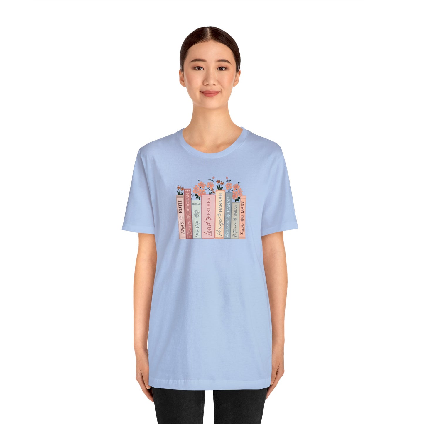Women of the Bible Print Jersey Short Sleeve Tee