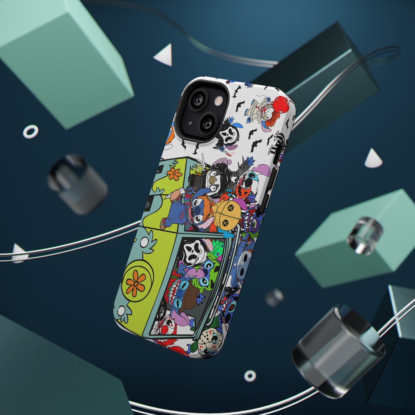 Halloween Mystery Machine Print Impact-Resistant Cases