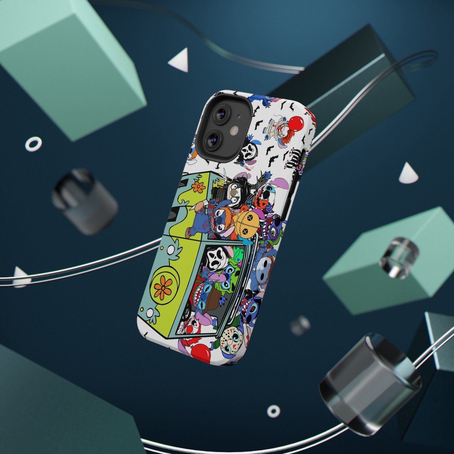 Halloween Mystery Machine Print Impact-Resistant Cases