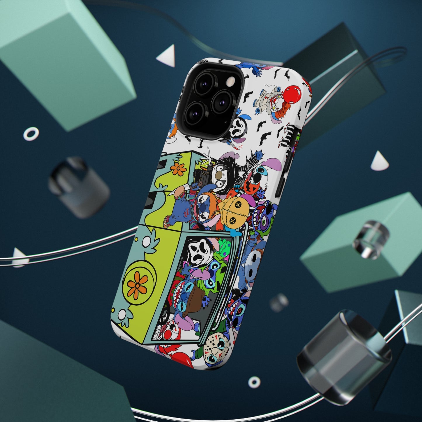 Halloween Mystery Machine Print Impact-Resistant Cases