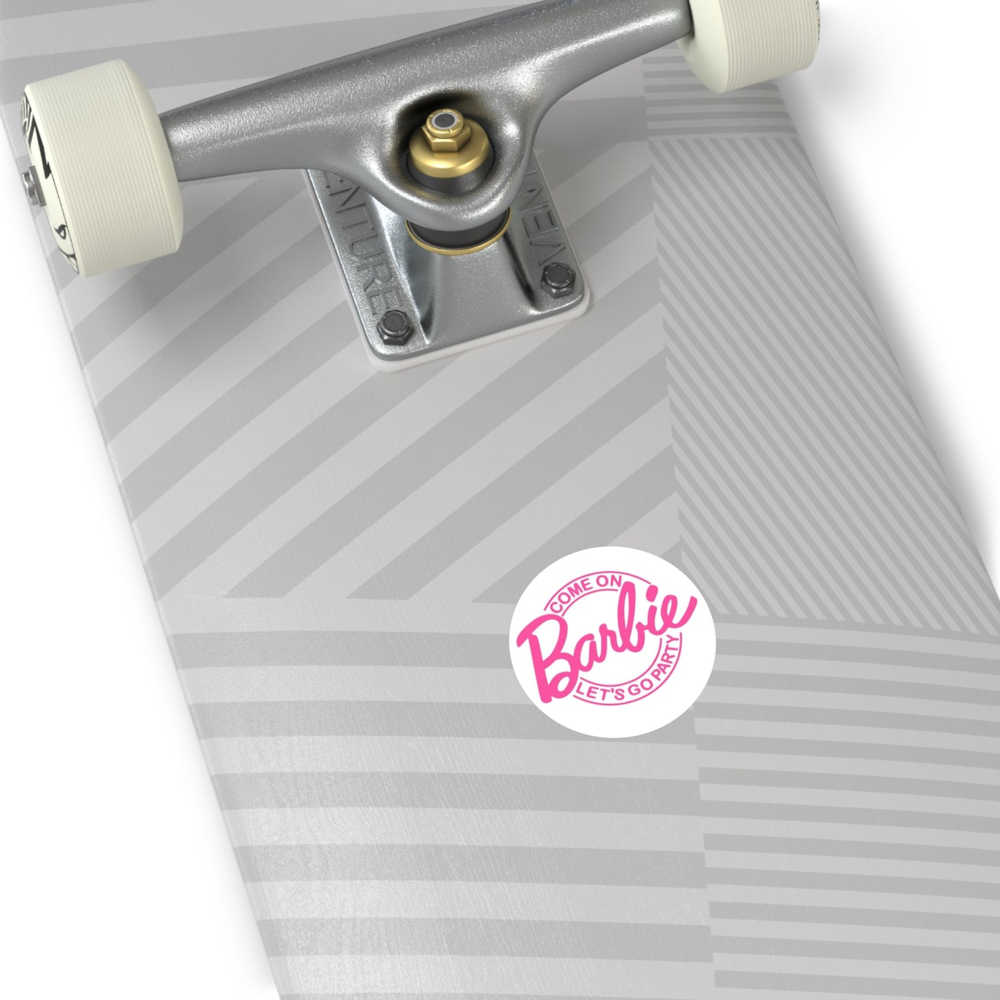Come On Barbie, Let’s Go Party, Round Stickers, IndoorOutdoor
