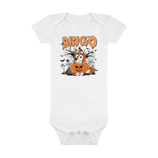 Halloween Bingo Print, Onesie® Organic Baby Bodysuit