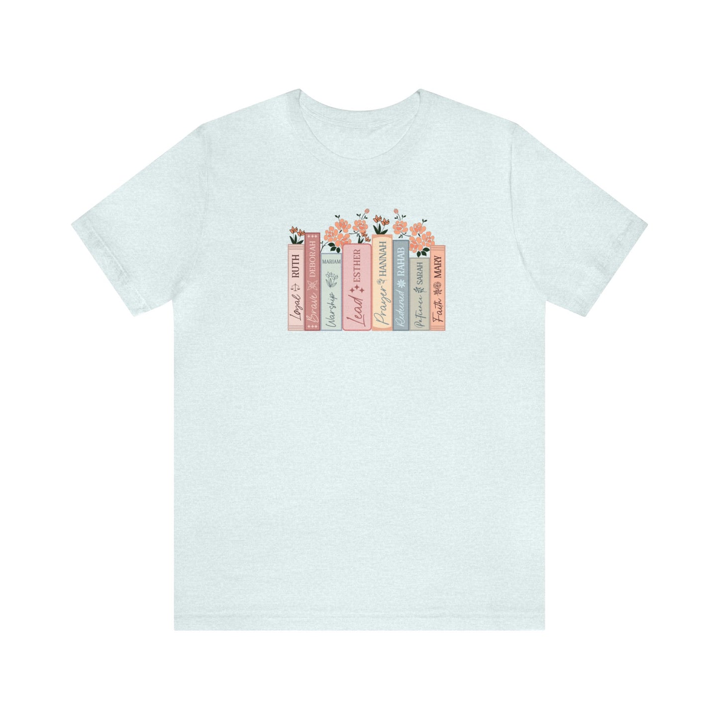 Women of the Bible Print Jersey Short Sleeve Tee