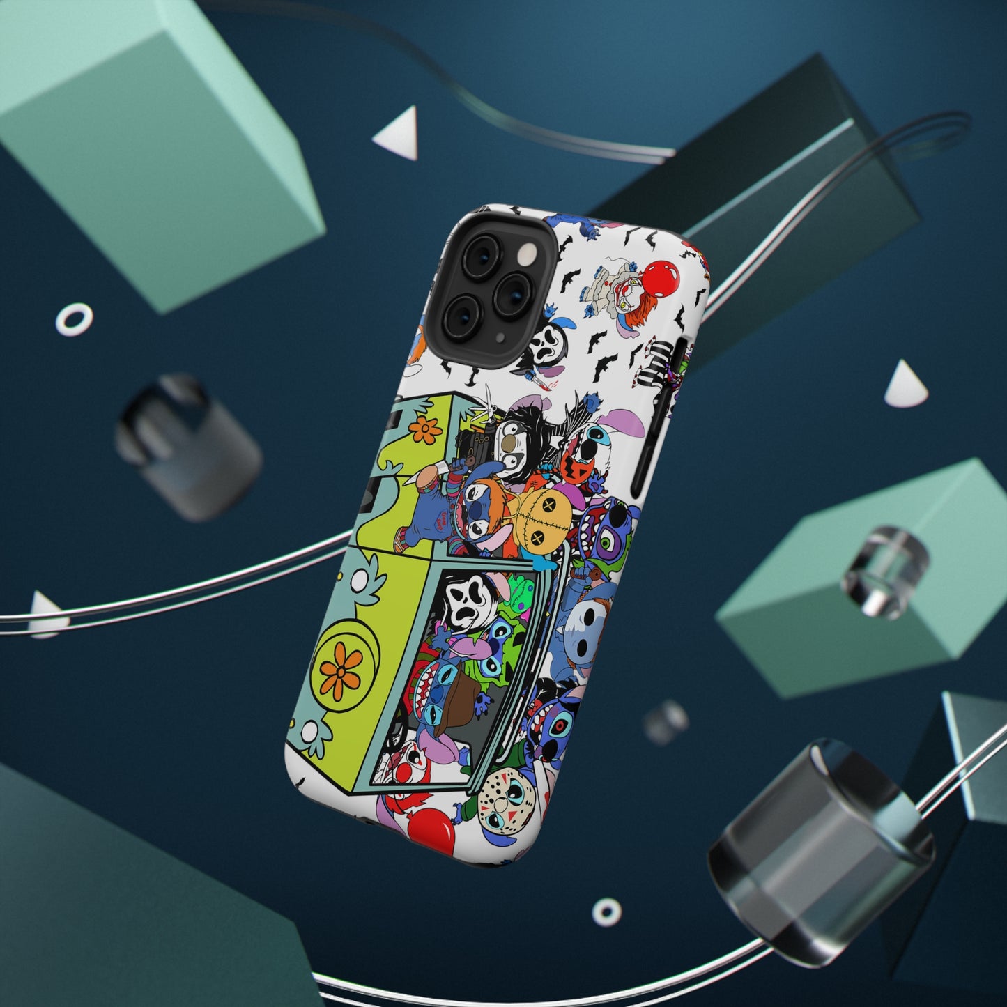 Halloween Mystery Machine Print Impact-Resistant Cases