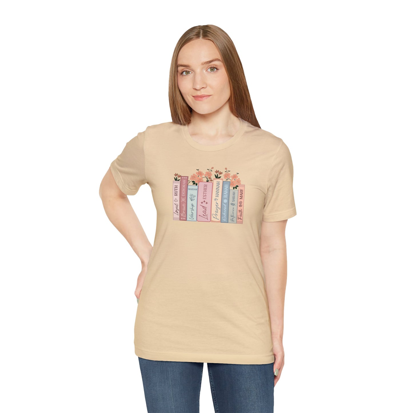 Women of the Bible Print Jersey Short Sleeve Tee