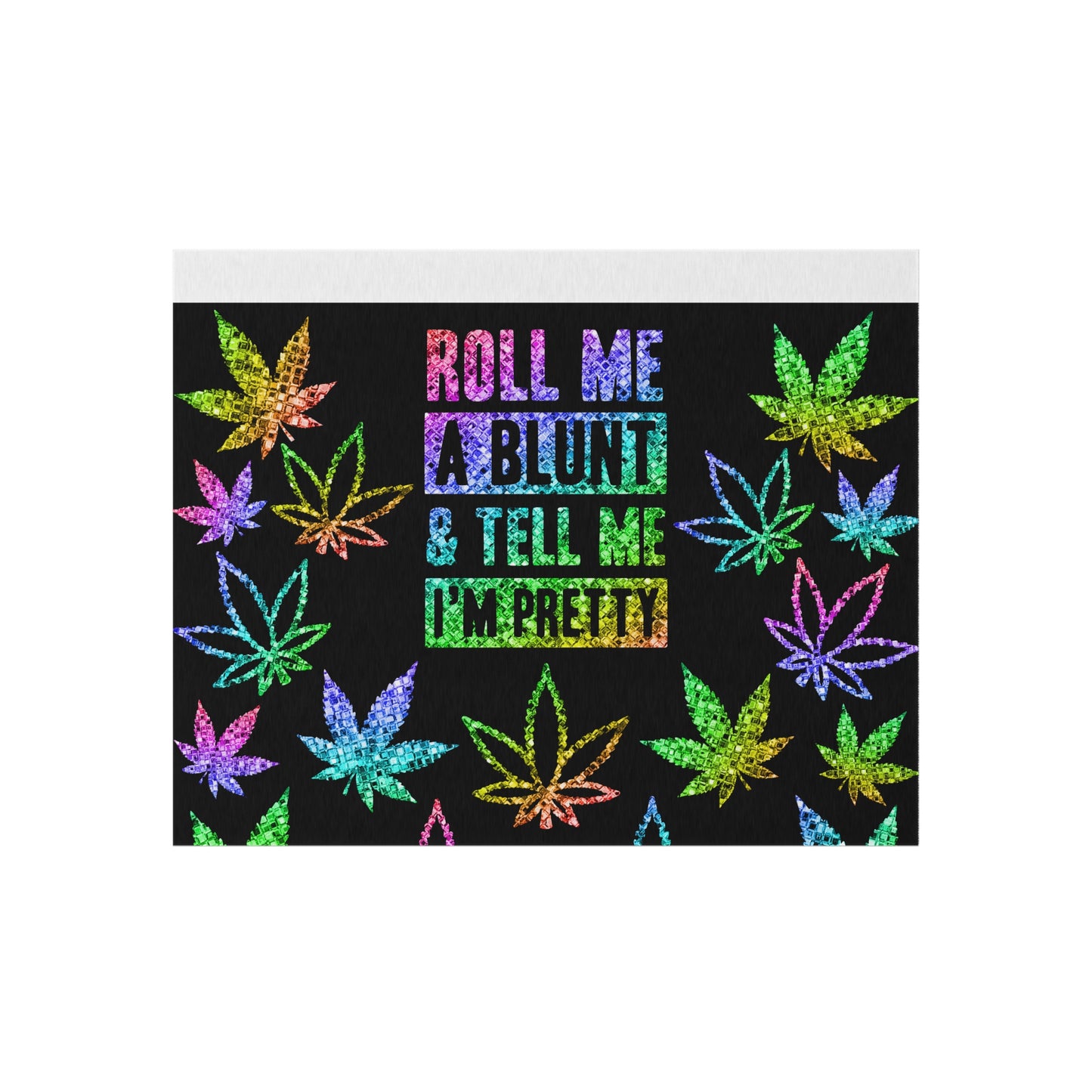 Roll Me One Print Outdoor Rug