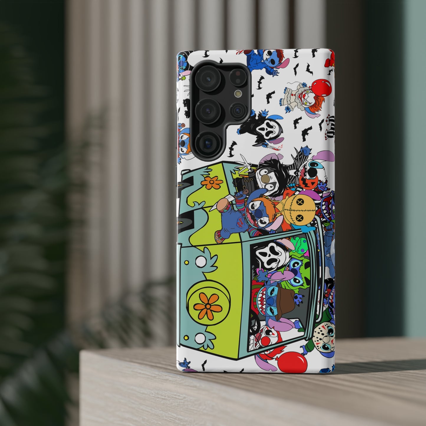 Halloween Mystery Machine Print Impact-Resistant Cases