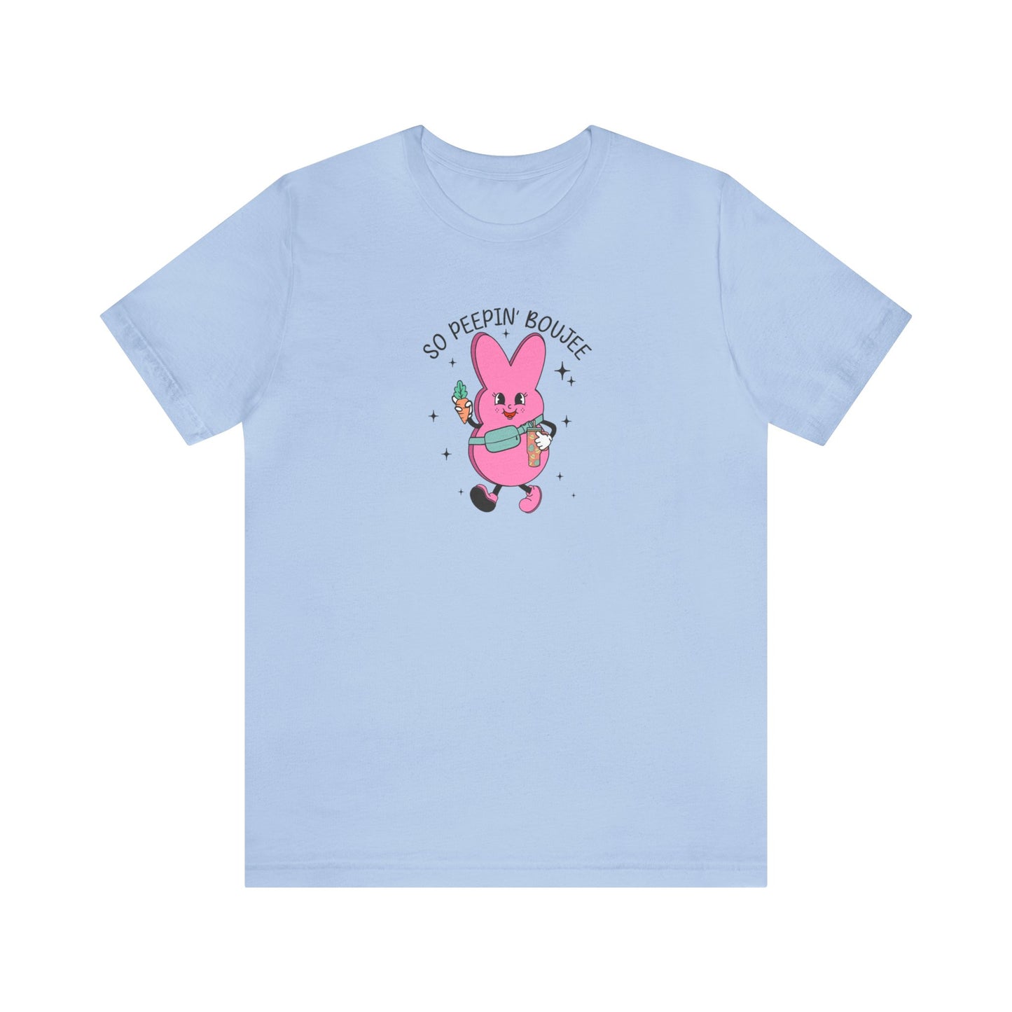 So Peepin’ Boujee Print Jersey Short Sleeve Tee