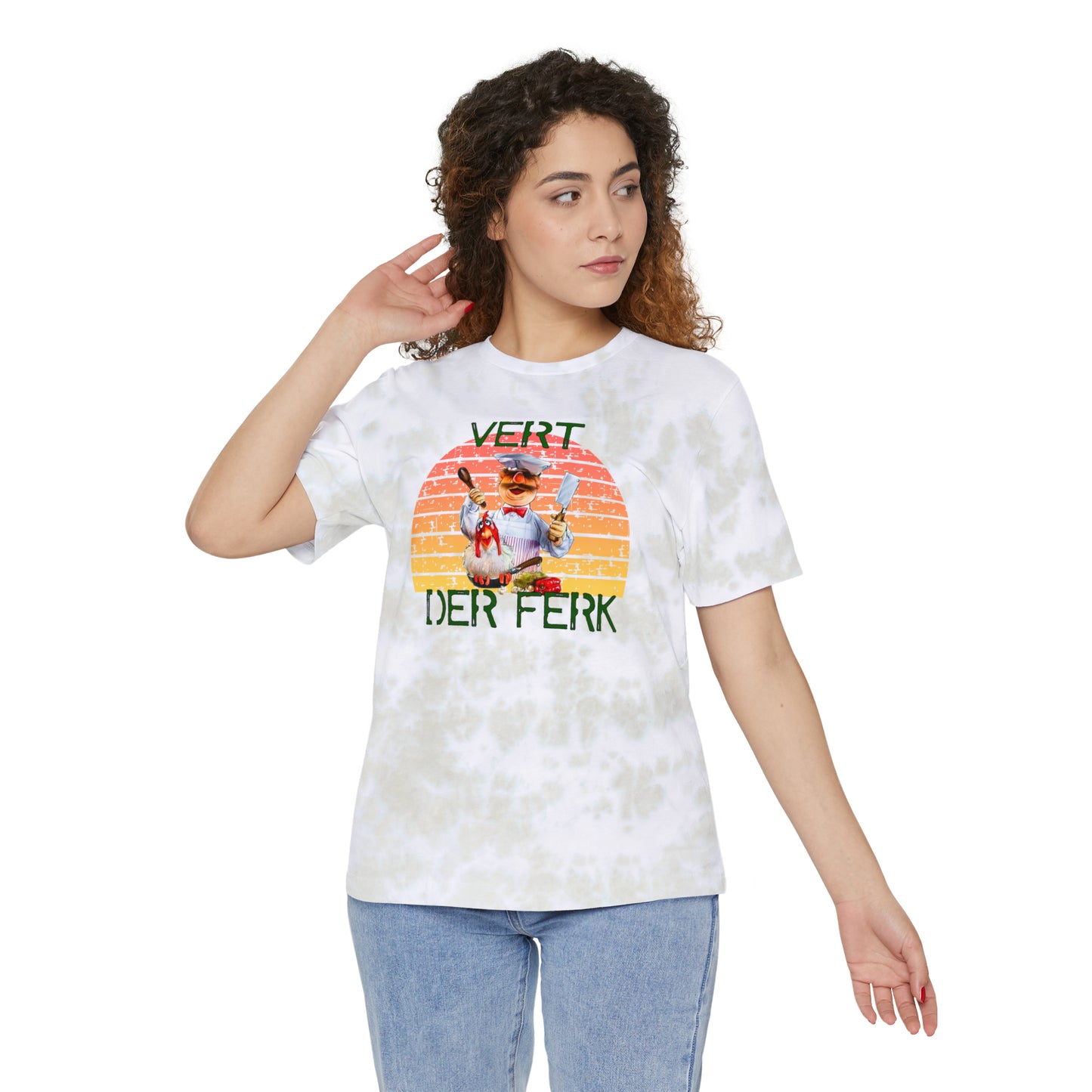 What Da Ferk Unisex FWD Fashion Tie-Dyed T-Shirt