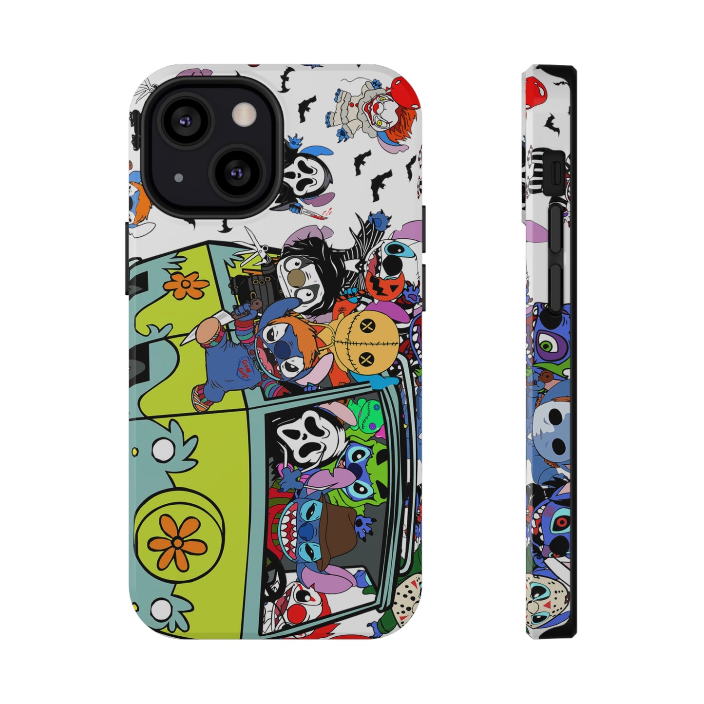 Halloween Mystery Machine Print Impact-Resistant Cases