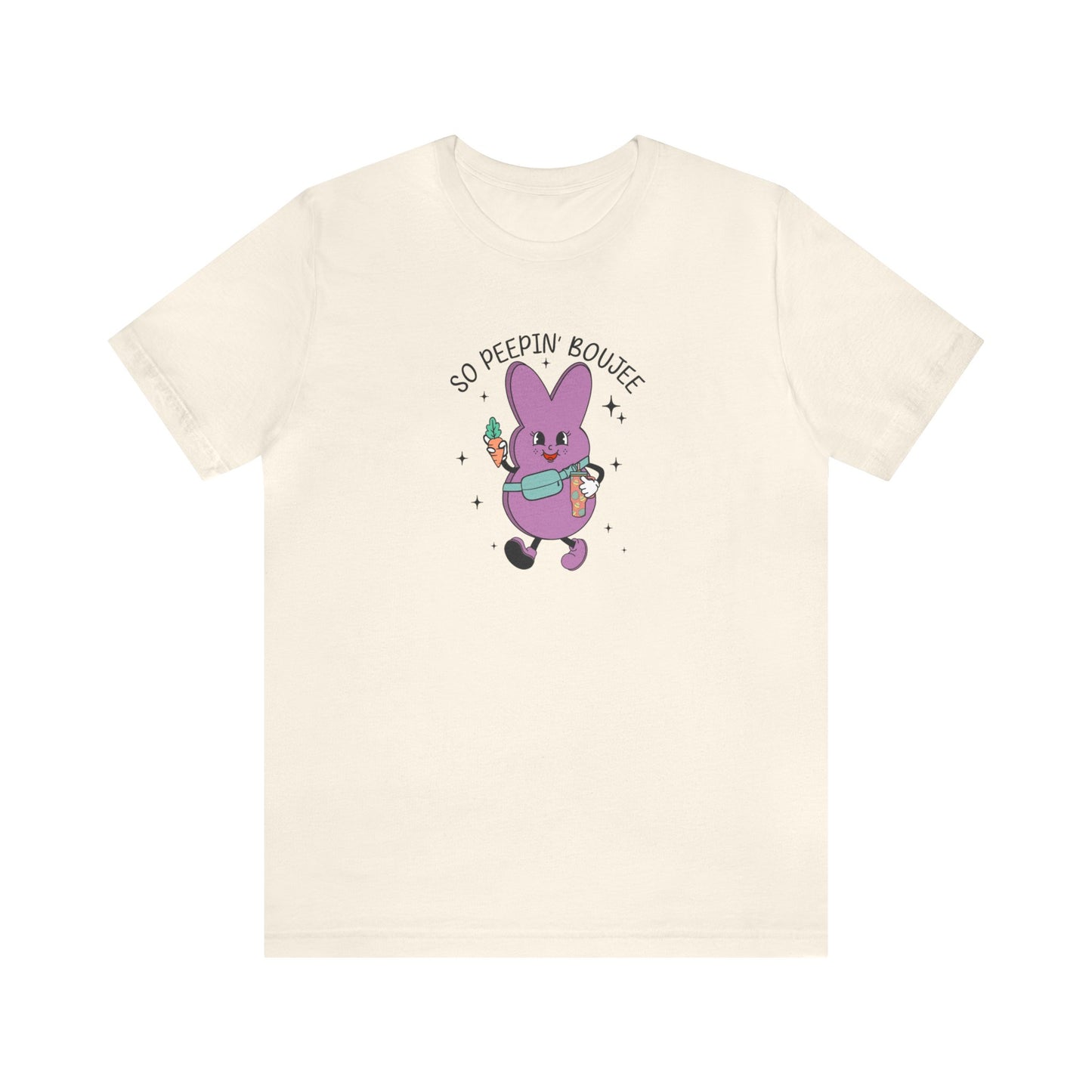 So Peepin’ Boujee Print Jersey Short Sleeve Tee