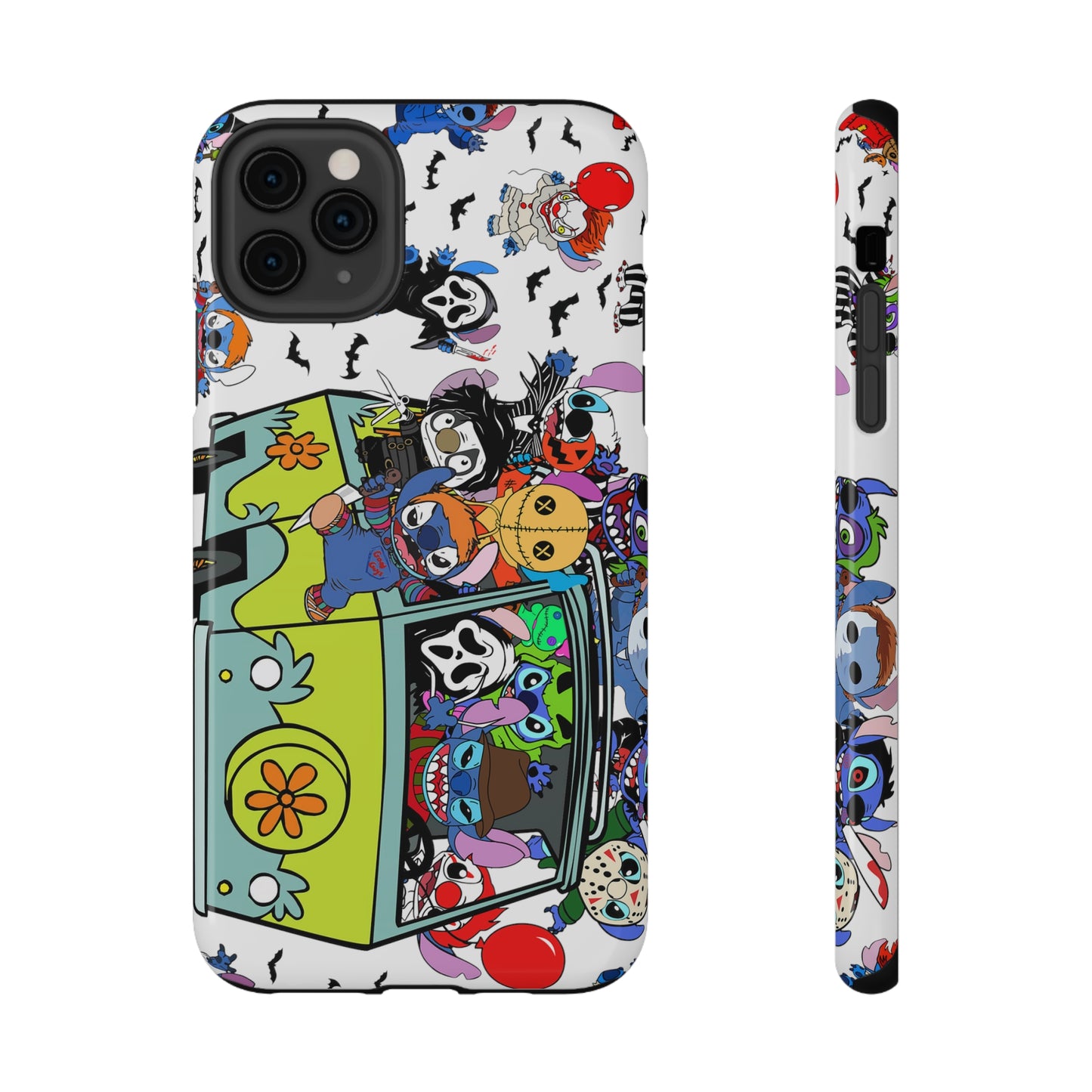 Halloween Mystery Machine Print Impact-Resistant Cases