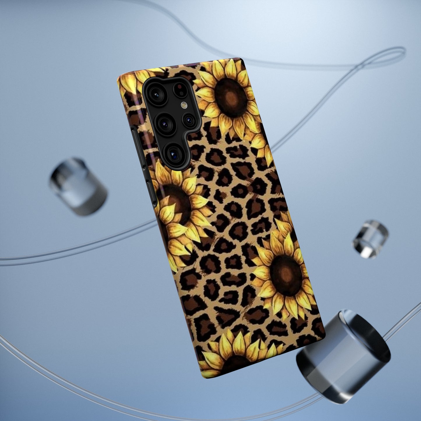 Sunflower Leopard Print Impact-Resistant Cases