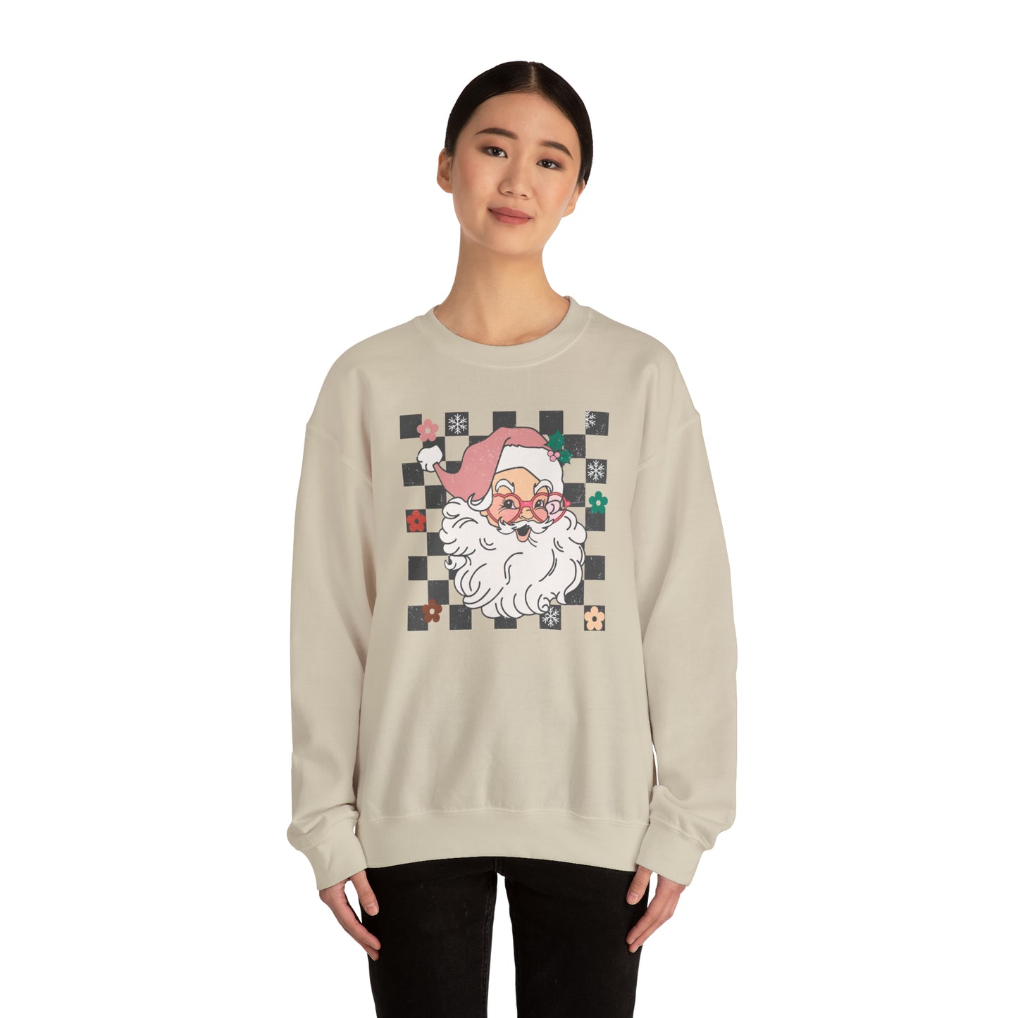 Jolly Santa, Unisex Heavy Blend™ Crewneck Sweatshirt