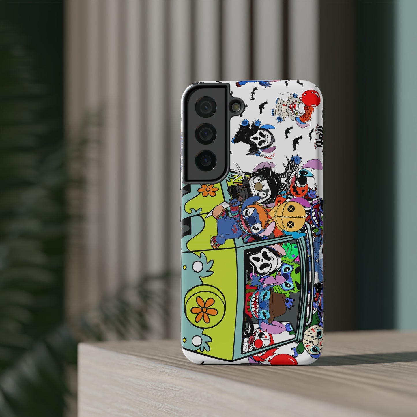 Halloween Mystery Machine Print Impact-Resistant Cases