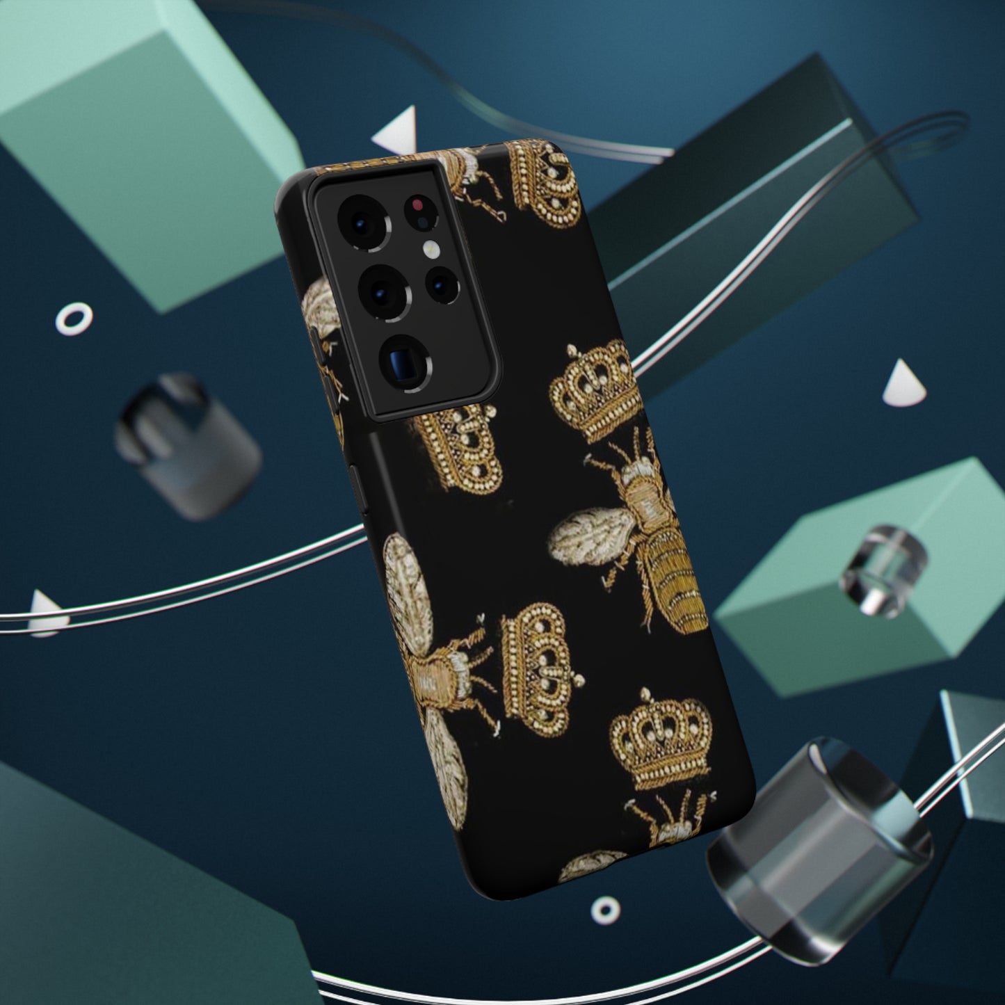Queen Bee Print Impact-Resistant Cases