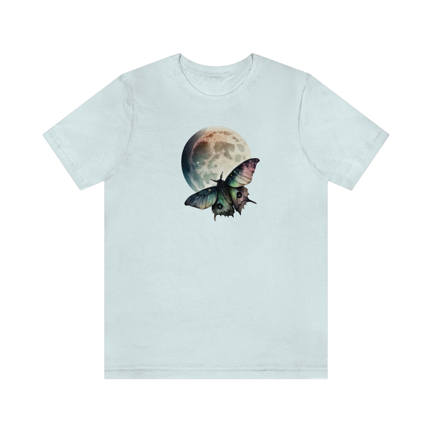 Lunar Moth Print Jersey Short Sleeve Tee
