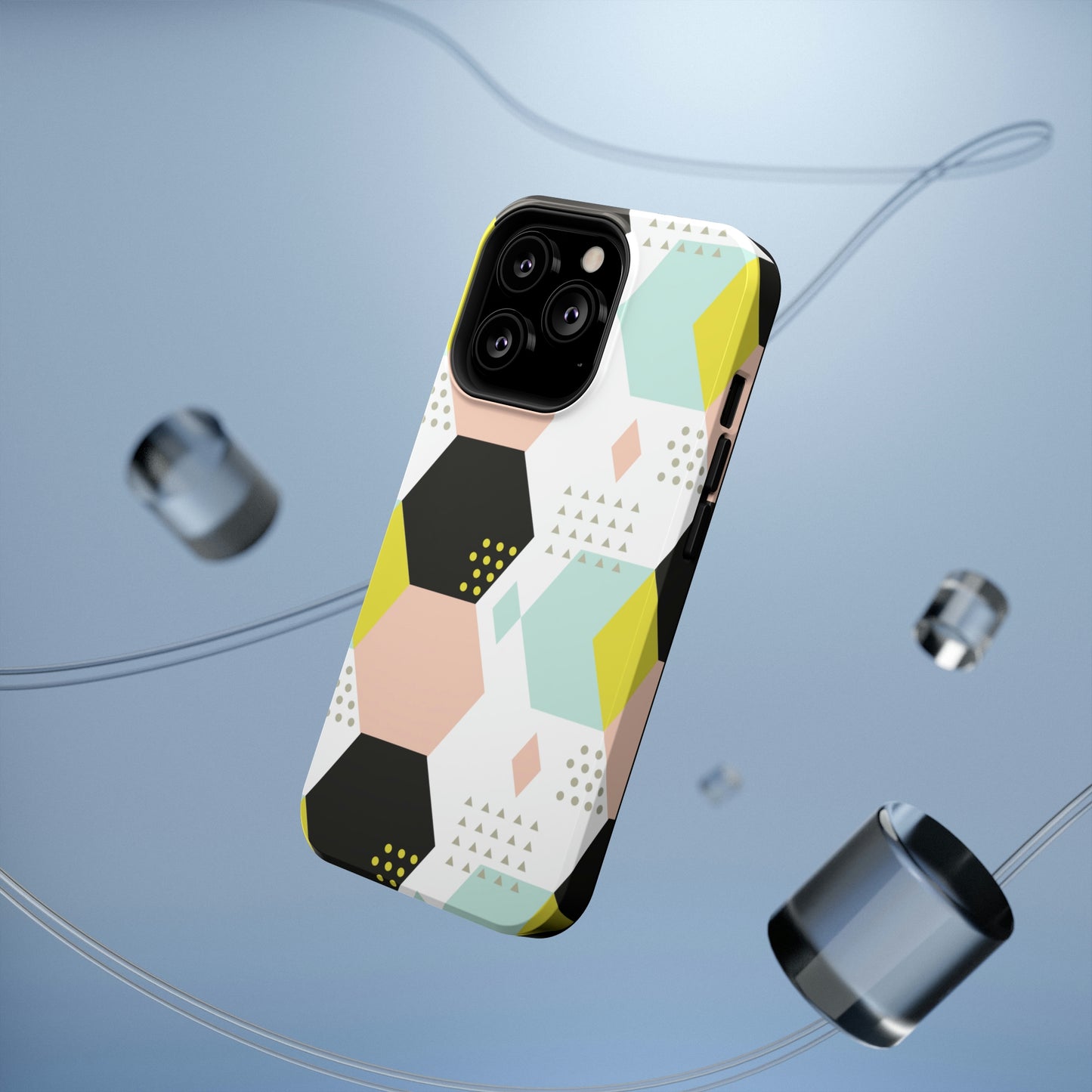 Geometrical Print Impact-Resistant Cases