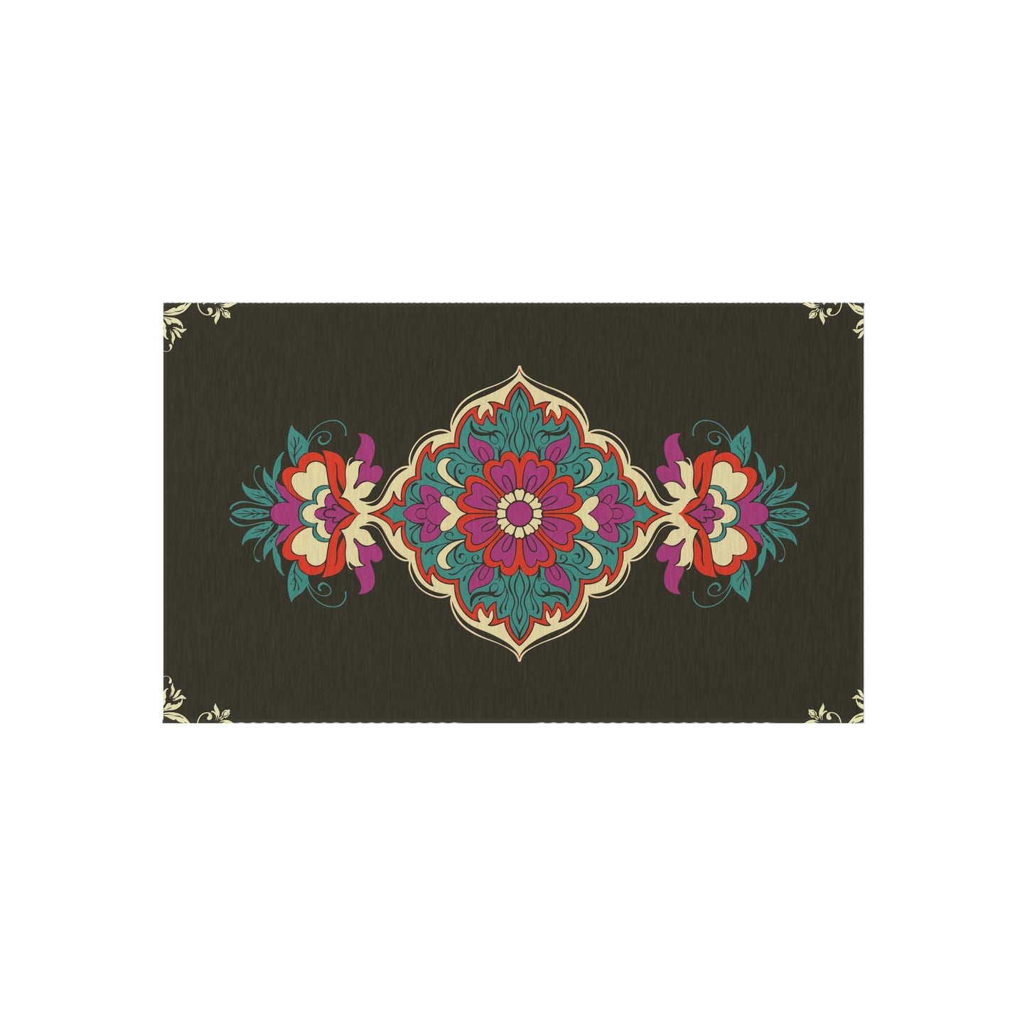Mandela Print Outdoor Rug