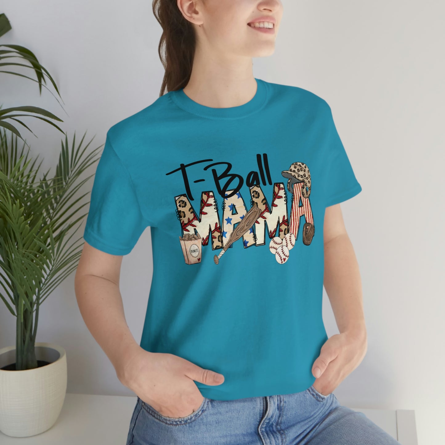 T-Ball Mama Unisex Jersey Short Sleeve Tee