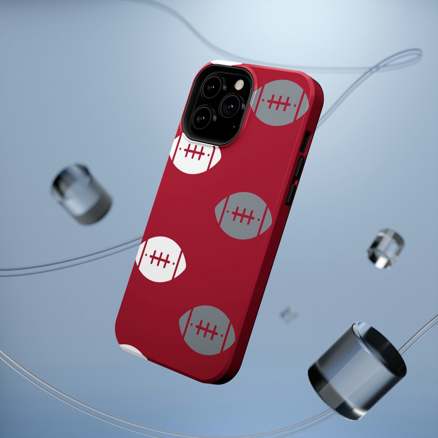 Football Print Impact-Resistant Cases