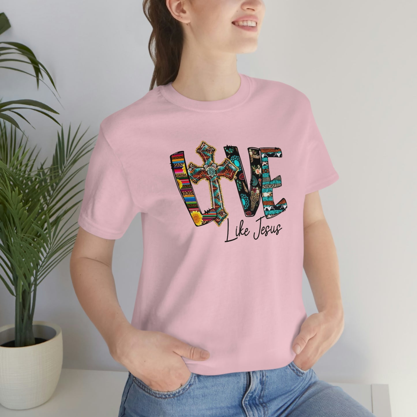 Live Like Jesus Unisex Jersey Short Sleeve Tee