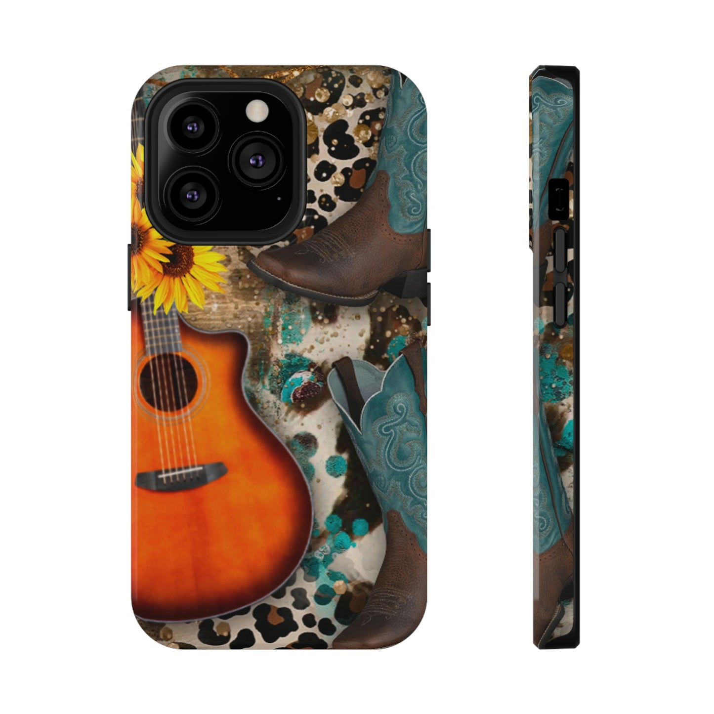 Country Music Print Impact-Resistant Cases